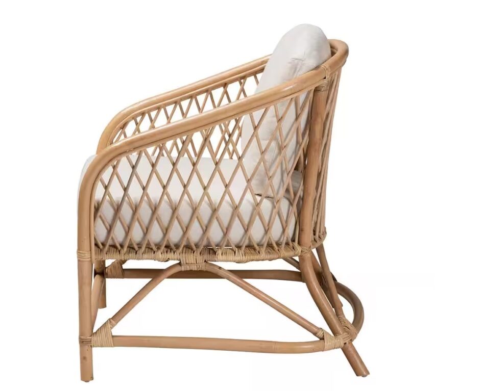 Patsy Natural Rattan Armchair - Image 2