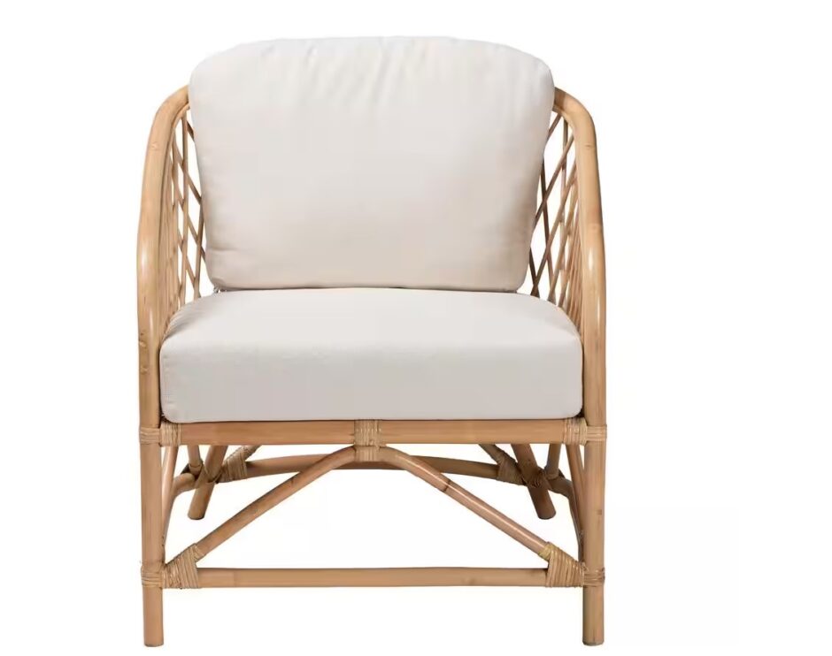 Patsy Natural Rattan Armchair - Image 3