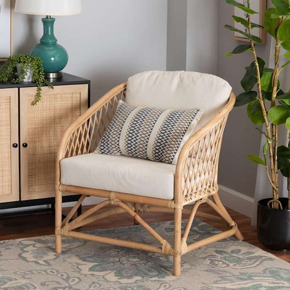 Patsy Natural Rattan Armchair